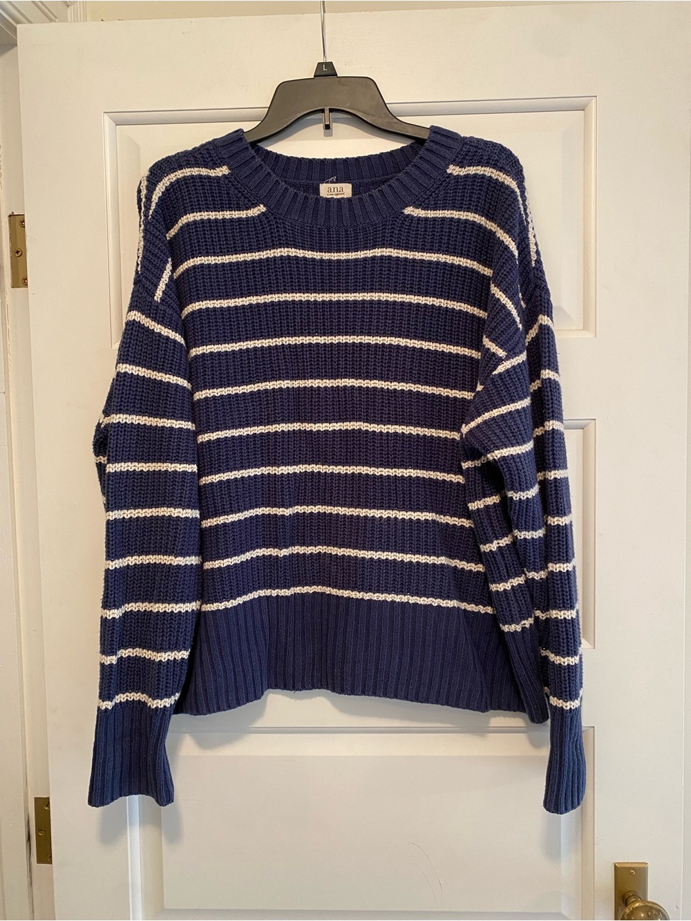 a.n.a. Striped sweater